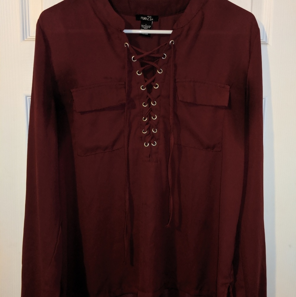 Long sleeve blouse